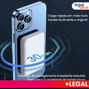 Carregador Portátil Indução para iPhone Magsafe Sem fio Bateria Carga 3000mAh/5000mAH/10000mah