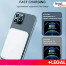 Carregador Portátil Indução para iPhone Magsafe Sem fio Bateria Carga 3000mAh/5000mAH/10000mah
