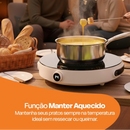 Fogão Cooktop 1 Boca Indução Portátil 2000W Bivolt Sou Energy - Fogão Elétrico Mesa Digital e Timer