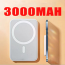 Carregador Portátil MagSafe para iPhone | Power Bank Magnético Sem Fio