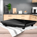 Cooktop De Indução 1 Boca Preto Com Trava De Segurança Painel Touch Screen