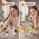 Organizador de maquiagem Giratório 360º Acrílico Suporte de Cosméticos