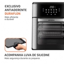 Fritadeira Elétrica Sem Óleo Air Fryer Oven 2 em 1 Mondial AFON-12L-BI 12L Digital